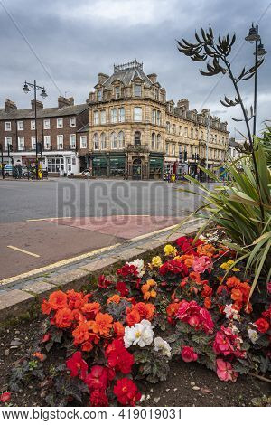 Carlisle, Cumbria, Uk, August 2020 - Street View Of The City Of Carlisle, Uk