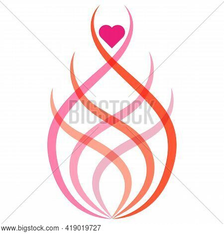 Vector Logo Of The Psychologist. Logo For A Psychotherapist Or Psychiatrist. The Symbol Of The Latin