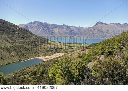 Scenery Around The Mount Crichton Loop Track In Otago In New Zealand