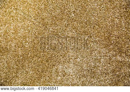 Brown And White Carpet Background With Beautiful Thread Loops And Thread Structure Pattern. Design B