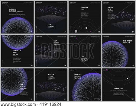 Brochure Layout Of Square Format Covers Design Templates For Square Flyer Leaflet, Brochure Design, 