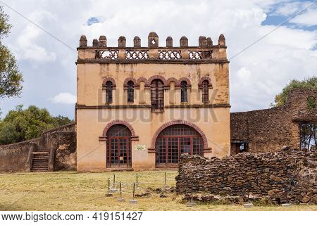 Fasil Ghebbi, Royal Castle In Gondar, Ethiopia