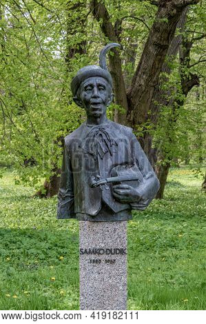 Straznice, Czech Republic - May 1, 2021, Samko Dudik, Famous First Violinist Of Dulcimer Music From 