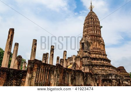 Sukhothai historický Park, staré město
