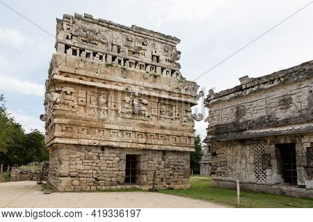 La Iglesia In Las Monjas Complex Of Buildings, Chichen-itza, Yucatan, Mexico
