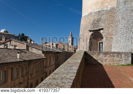 Urbino, In The Marche Region Of Italy