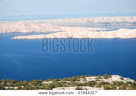 Taşlı Pag Island Hırvatistan görüntüleyin