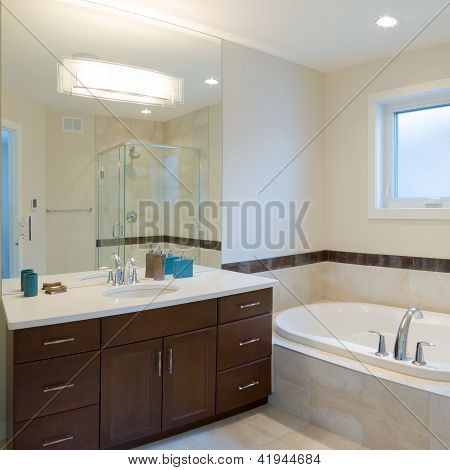 Design de interiores de casa de banho