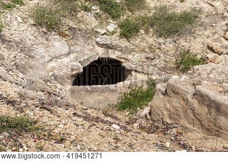 The Ritual Cave In The Remains Of An Ancient Biblical City In Beit Guvrin, Near Kiryat Gat, In Israe