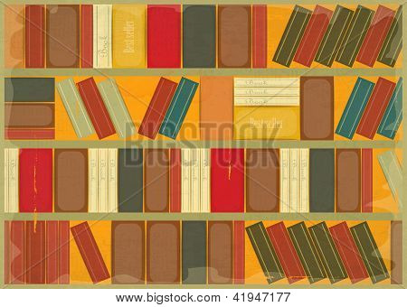 Libro sfondo stile retrò