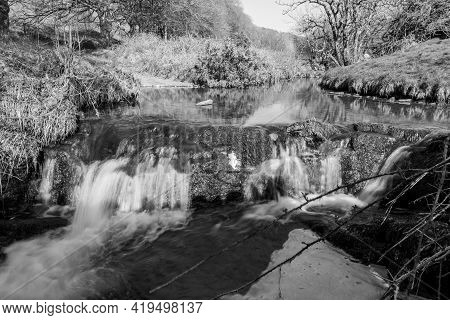 Robbers Bridge In Exmoor National Park
