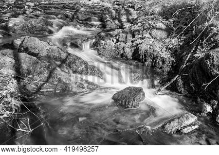 Robbers Bridge In Exmoor National Park
