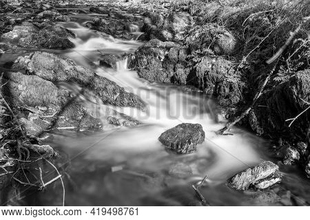 Robbers Bridge In Exmoor National Park