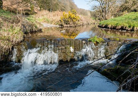Robbers Bridge In Exmoor National Park