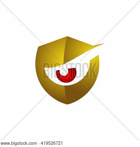 Shield Logo. Eyeshield Logo. Eye Care. Protection Logo. Shield Vector. Shield Illustration. Security