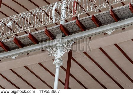 Madrid, Spain - May 1, 2021: The Beti Jai Fronton In Madrid. It Is A Sport Venue In Neo-mudejar Styl