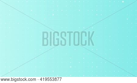 Abstract Geometric Background Of Sircles. Blue Pixel Background With Empty Space. Vector Illustratio