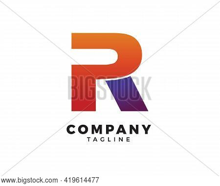 Pr Letter Initial Logo Design Vector Template