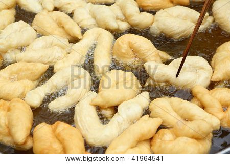 Derin kızarmış Doughstick