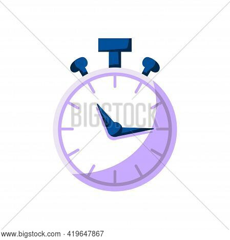 Isolated Chronometer Icon Sport Timer Timekeeper - Vector