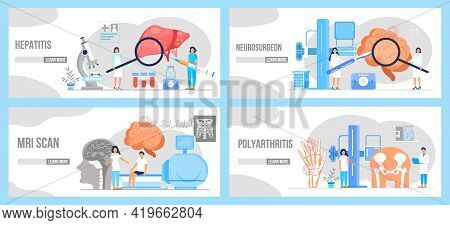 Hepatitis A, B, C, D, Cirrhosis, World Hepatitis Day. Tiny Doctors Treat Liver. Encephalogram, Neuro