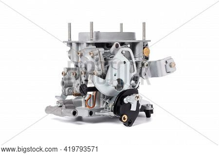 Car Carburettor For Internal Combustion Engine For Mixing Air With A Fine Spray Of Liquid Fuel, Isol