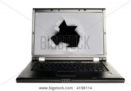 Screen Ripp Laptop Screen Rip Image & Photo (Free Trial) | Bigstock
