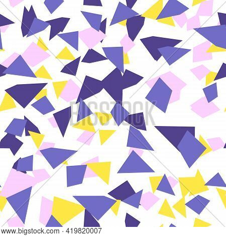 Abstract Geometric Seamless Pattern. Colorful  Vector Illustration