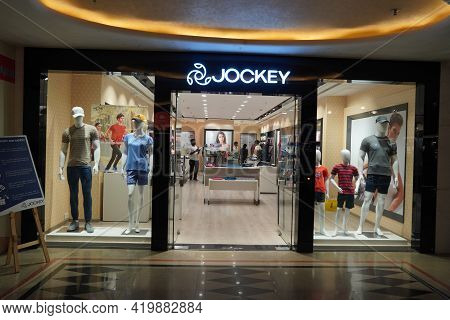 Jockey Store A Inside Mall. Jockey International, Inc. Is An American Manufacturer, And Retailer Of 