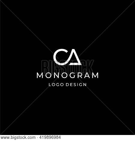 A Modern And Luxurious Logo About The Letters C And A Designed From One Geometric Line.
Eps 10, Vect