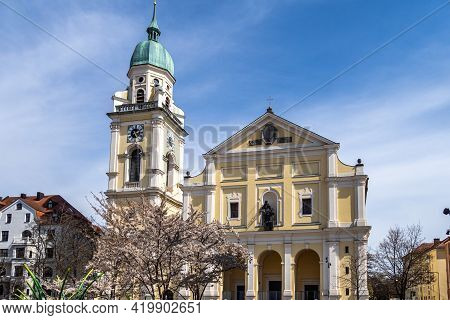 St. Joseph Is A Roman Catholic Church Located In Maxvorstadt, Munich, Bavaria, Germany.
