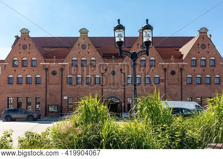 Gdansk, Poland - Sept 9, 2020: Polish Baltic F. Chopin Philharmonic In Gdansk Is A Concert Hall Loca