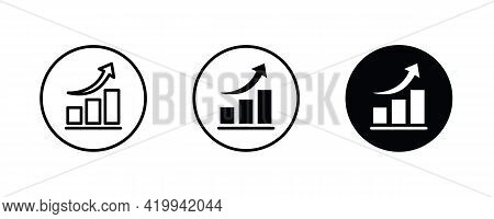 Chart, Graph Icon. Glyph Statistics Graphs, Charts, Diagrams. Infographics, Data Analysis, Stats Too
