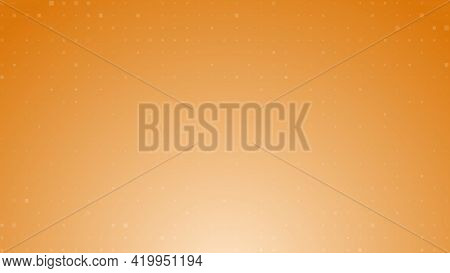 Abstract Geometric Background Of Sircles. Orange Pixel Background With Empty Space. Vector Illustrat