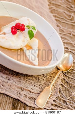 Floating Island Dessert