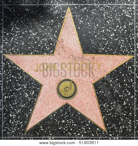 John Fogertys Star On Hollywood Walk Of Fame