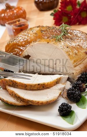 Roasted Turkey Breast - Rosemary-basil Rub