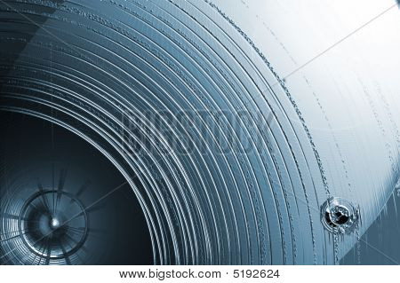 Occhio astratto blu