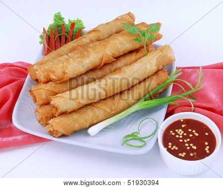 Chicken & Vegetable Rolls
