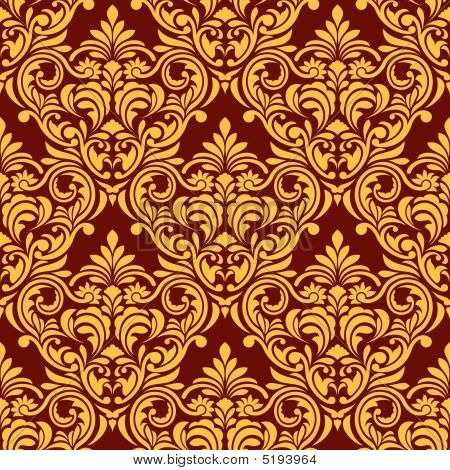 Seamless Wallpaper rosso-giallo