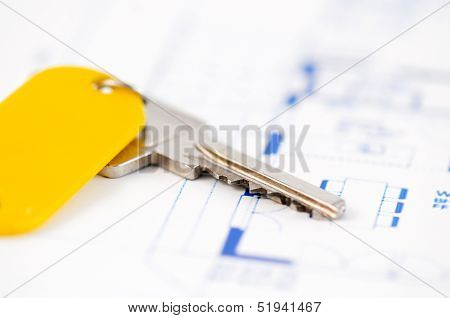 Key On An Architecture-plan