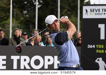 Paul Casey at the Seve Trophy 2013