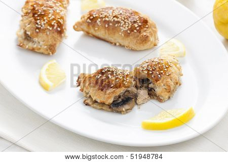 puff pockets filled with tuna