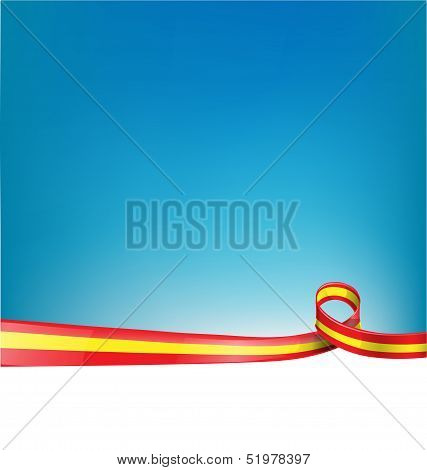 Spain Background Flag