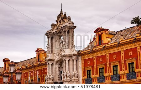 Palace Of San Telmo Andalusian President Office Seville Spain