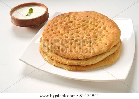 Kulcha with Yogurt