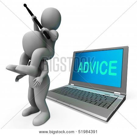 Advice Character Laptop Means Suggestion Recommended Or Suggested