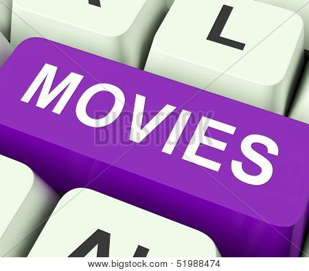 Movies Key Means Films Or Movie.