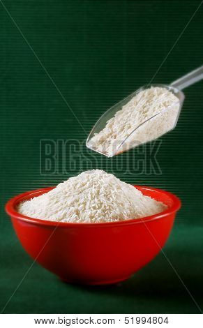 Rice with filler