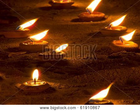 Candle On Ground